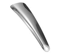 BIUDECO Chausse-pied Lisse et Pratique Portable en Acier Inoxydable Argenté | Format Court, Facile à Emporter, pour Enfiler Vos Chaussures sans Effort