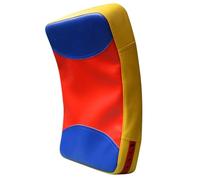 BIUDECO Cible de Frappe Taekwondo Grosse Taille Trois Couleurs, Bouclier de Boxe en Cuir Épais Résistant, Palette de Kickboxing pour Entraînement Arts Martiaux et Protection aux Coups