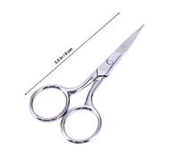 BIUDECO Ciseaux à Sourcils et Poils de Nez Acier Inoxydable Précision Incurvée pour Barbe et Cils Poignée Ergonomique Confortable Coupe Précise et Facile pour Entretien Visage