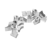 BIUDECO Clip de Support d'étagère 20 pièces en Fer pour Rangement modulable, Installation Facile dans armoires et placards de Bureau et bibliothèque