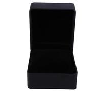 BIUDECO Coffret Montres en Cuir PU Noir Élégant Coussins Détachables, Boîte de Rangement Délicate pour Montre et Bijoux, pour Boutique ou Coiffeuse