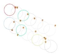 BIUDECO Cordes de Harpe Lyre 15 Notes en Carbone pour Petite Harpe Celtique, Kit de Remplacement Solide, Accessoires pour Instrument de Musique, Cordes Boyaux pour Lyre Acoustique