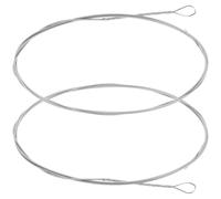 BIUDECO Cordes pour Dulcimer en Acier 2 Pièces Argenté Standard Tension Son Clair Accessoires Indispensables pour Joueurs et Amateurs de Dulcimer
