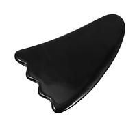 BIUDECO Corne de Buffle Gua Sha Scraping Board Outil de Massage Portable Multi-usage pour Visage Cou Dos et Corps Bord Arrondi Sécurisé Compact pour Massage à Domicile
