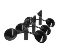 BIUDECO Coupelle Flux D'air Rapide 3pcs D'anémomètre en Abs de Rechange Protection Robuste Compatible pour Capteur de Vitesse Vent Mesure Vent Extérieur