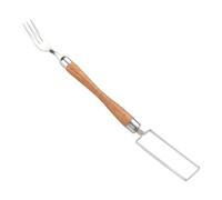 BIUDECO Couteau à Pastèque Acier Inoxydable Fourchette Double Tête pour Couper Melon et Fruits Trancheur Pratique et Sûr pour Cubes et Tranches