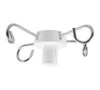 BIUDECO Crochet de Suspension pour Support de Perfusion Acier Inoxydable et Plastique Accessoire Robuste et Léger pour Rack Vertical Infusion Milieu et Hôpital Compatible avec Tiges