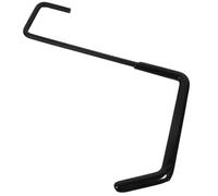 BIUDECO Crochets de Rangement Muraux Support Stable et Robuste en Fer Noir Forme S pour Charges Lourdes, Design Simple et Élégant pour Atelier et Bureau