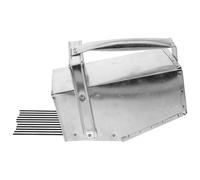 BIUDECO Cueilleur de Myrtilles Ergonomique avec Manche Inoxydable Râteau de Jardin à Dents pour Récolte Douce de Fruits Outil Pratique pour Cueillette Plein Air