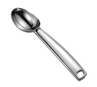 BIUDECO Cuillère à Glace Portable Zinc avec Trou de Suspension Ustensile à Boule de Fruits et Crème Scoop Compact et Pratique pour Glaces et Desserts