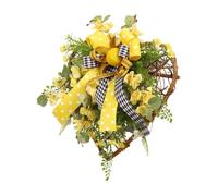 BIUDECO Décoration Murale Citron Artificiel Lumineux Ornement Suspendu Maison Aspect Réaliste Entretien Facile Couleur Vive pour Intérieur et Porte
