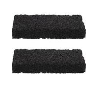 BIUDECO Diffuseur de Pierres Volcaniques Noires 2pcs Absorption Stable, Forme Irrégulière Naturelle, Diffuseur D'huiles Essentielles Polyvalent pour Voiture et Voyages d'affaires