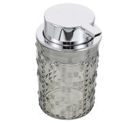 BIUDECO Distributeur de Moussant Rechargeable Verre Transparent Bouteille Ergonomique pour Mains Visage et Mousse Fine pour Salle de Bain et Cuisine Flacon Pressable Confortable