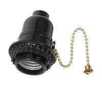 BIUDECO Douille avec Interrupteur à Tirette pour Plafonnier Support de Lampe Multifonctionnel pour Lampes de Table et Lampadaires Matériau Plastique Stable Compatible Ampoules Standard