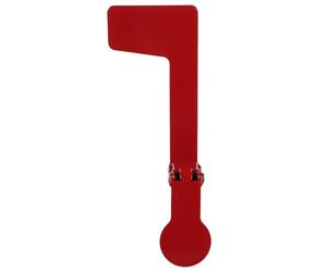 BIUDECO Drapeau de boîte aux lettres en acier inoxydable rouge, pliable avec support métallique, accessoire robuste pour boîtes aux lettres extérieures et jardin, montage sécurisé