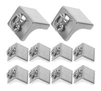 BIUDECO Embouts de Rail Facile à Installer Rideau en Acier Inoxydable Argenté pour Accessoires Polyvalents 10pcs Butée de Fin de Course pour Rail de Cache et Rideaux