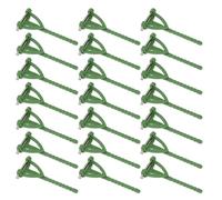 BIUDECO Épingles Broche DIY en Plastique Vert 100 Pièces Forme Triangle T pour Boutonniere Mariage et Usage Quotidien, Accessoires Artisanaux à Faire Soi-Même