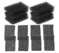 BIUDECO Éponge à Maquillage D'halloween Noire en Pu 16 Pièces pour Maquillage à Effets Spéciaux et Création de Taches Sombres pour Visage et Corps Cosplay