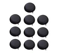BIUDECO Étui de Rangement Rond pour Écouteurs Résistant la Pression en PU Portable 10pcs Pochette Compacte pour Câble de Données et Accessoires