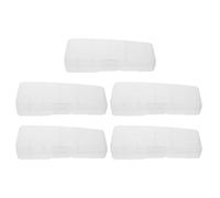 BIUDECO Étui de Voyage Rigide Transparent pour Rasoir Manuel Mallette de Rangement Portable 5 Pièces Plastique Résistant aux Chocs Dimensions 145 X 5 X 3 CM Accessoires de Voyage