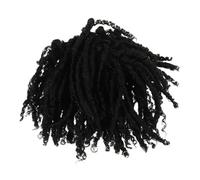 BIUDECO Extensions Cheveux Crochet Twists Homme Perruque Dreadlocks Synthétiques Résistantes Coiffure Tresses Africaines pour Fêtes et Usage Quotidien Fibres Artificielles et