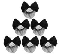 BIUDECO Filets à Chignon 6 Pièces pour Femmes, Accessoires Cheveux pour Coiffure Mariage et Ballets, Filet Résille Élastique pour Maintien Sécurisé