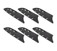 BIUDECO Fourreau Cuisine en Plastique 7.32X2.09 Pouces Lot de 6 Protections pour Couteaux de Chef Résistance Supérieure à L'Abrasion pour Usage Quotidien