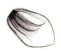 BIUDECO Frange à clip pour femmes, fausses mèches noires, correction visage, coiffage à chaud, usage quotidien et fêtes
