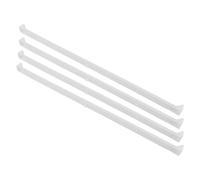 BIUDECO Glissières de Tiroir pour Garçon et Filles 42 Cm, 2 Paires de Rails Coulissants en Plastique Blanc, Guides de Tiroir Silencieux et Compatibles pour Armoires et Bureaux,