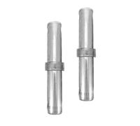 BIUDECO Goupilles d'Accouplement pour Échafaudage 2 Pcs Connecteurs Galvanisés Diamètre 34 MM Épaisseur Renforcée Espacement 8 CM Pièces et Accessoires d'Échafaudage Roulant pour