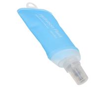 BIUDECO Gourde Souple Pliable en Silicone 250 ML Bleu Lac Bidon Étanche pour Course à Pied Jogging et Randonnée Bouteille d'eau Sport Légère et Compacte pour Cyclisme et Fitness