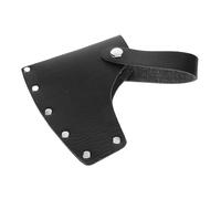 BIUDECO Housse de Hache en Cuir Synthétique Noir Protection Renforcée et Design Ceinture pour Outils de Camping et Randonnée en Extérieur