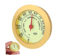 BIUDECO Hygromètre Mécanique Rond pour Boîte à Cigares Accessoire Polyvalent pour Humidificateur Lecture Facile de Humidité Design Élégant et Robuste Adapté Aux Caves à Cigares et Étuis de