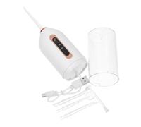 BIUDECO Irrigation Buccale Électrique -Dents Compact USB Nettoyage Étanche Pour Adultes Avec Mini Réservoir Portable Recharge D'Eau Voyage Gencives Et Dents