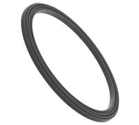 BIUDECO Joint d'étanchéité pour couvercle de pot de sorbetière, rechange en silicone noir, compatible avec Ninja Creami NC500, pour machine à crème glacée et desserts maison
