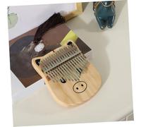 BIUDECO Kalimba Piano Pouce Bois Notes Portable Cartoon Piano Doigt Pratique pour Débutants et Amateurs de Musique