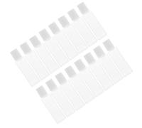 BIUDECO Kit de 30 Flacons Rechargeables Blancs en Pp pour Solution de Lentilles et Gouttes Oculaires, Léger et Simple, Voyage et Paquet à Main