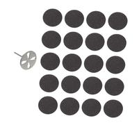 BIUDECO Kit de Disques Abrasifs pour Pédicure et Manucure Disque Ponçage Ongle avec Embout Métal Exfoliation Peau Morte Outils Salon et Maison Polissoirs Ongles Durables