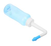 BIUDECO Kit D'irrigation Nasal Portable 300ml en Pp Débit D'eau Réglable, Flacon Souple Réutilisable pour Soins des Sinus Adultes et Garçon et Filles