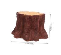 BIUDECO LED Flame Night Light USB Tree Stump Lamp Realistic Flickering Fire Effect Faux Wood Log Tabletop Decoration For Halloween Christmas