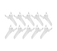BIUDECO Lot de 10 Pinces Volumisantes Blanches pour Racines Effet Naturel sans Traces Outil Coiffant Léger et Compact pour Usage Quotidien et Voyages Peigne Rehausseur de Volume
