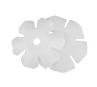 BIUDECO Lot De 2 Abat-Jours En Plastique Style Pour Lampe Suspendue De Style Nordique Et Floral Idéal Pour Une Chambre À Coucher Ou Un Plafond Mm/Mm Blanc