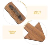 BIUDECO Lot de 2 Flèches Décoratives en Bois Massif pour Boîte aux Lettres Panneaux Muraux Rustiques Résistants aux Intempéries Décoration Vintage pour Jardin Cour ou Entrée