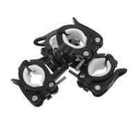 BIUDECO Lot de 2 Supports de Lampe Torche pour Guidon de Vélo, Fixation Réglable à Rotation 720°, Pince Robuste Compatible VTT et Cyclisme Outdoor, Accessoire Éclairage Multifonction