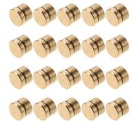 BIUDECO Lot de 20pcs Toupies Rotatives en Alliage Or pour Nail Art Roulements Rotatifs à Faible Friction, Métallique pour Décoration D'ongles et Projets DIY