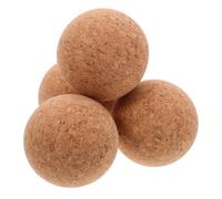 BIUDECO Lot De 4 Bouchons Décoratifs En Liège Pour Bouteille Couvercle En Liège Sphère En Bouchon Pour Bocal En Verre Rondes En Boule Pour Bocal En