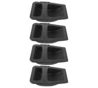 BIUDECO Lot de 4 Poignées de Remplacement Noires en Plastique 21,3 X 15,3 X 5 CM pour Haut-Parleurs et Amplificateurs, Adaptées aux Scènes et Boîtiers Sonores