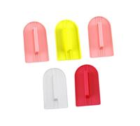 BIUDECO Lot De 5 Spatules À Glaçage Pour Gâteaux Lisseur À Crème Décoration Pâtisserie Glaçage Pâte À Pâtisserie Fondant Pp Couleur Aléatoire