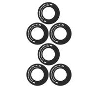 BIUDECO Lot de 6 Joints de Valve Ronds Universels en PVC pour Paddleboard Kayak Gonflable Matelas et Bateau Pneumatique Rechange Solide et Compatible pour Équipements Nautiques