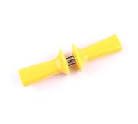 BIUDECO Lot de 8 Brochettes à Maïs en Acier Inoxydable Picots Antirouille Poignées Ergonomiques pour Barbecue Grillades et Fruits pour Pique- et Repas en Extérieur Couleur Aléatoire